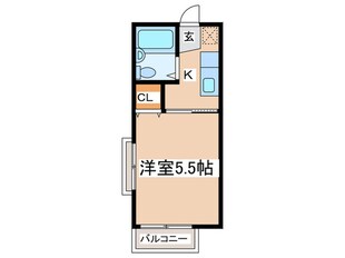 玉川学園一番館の物件間取画像